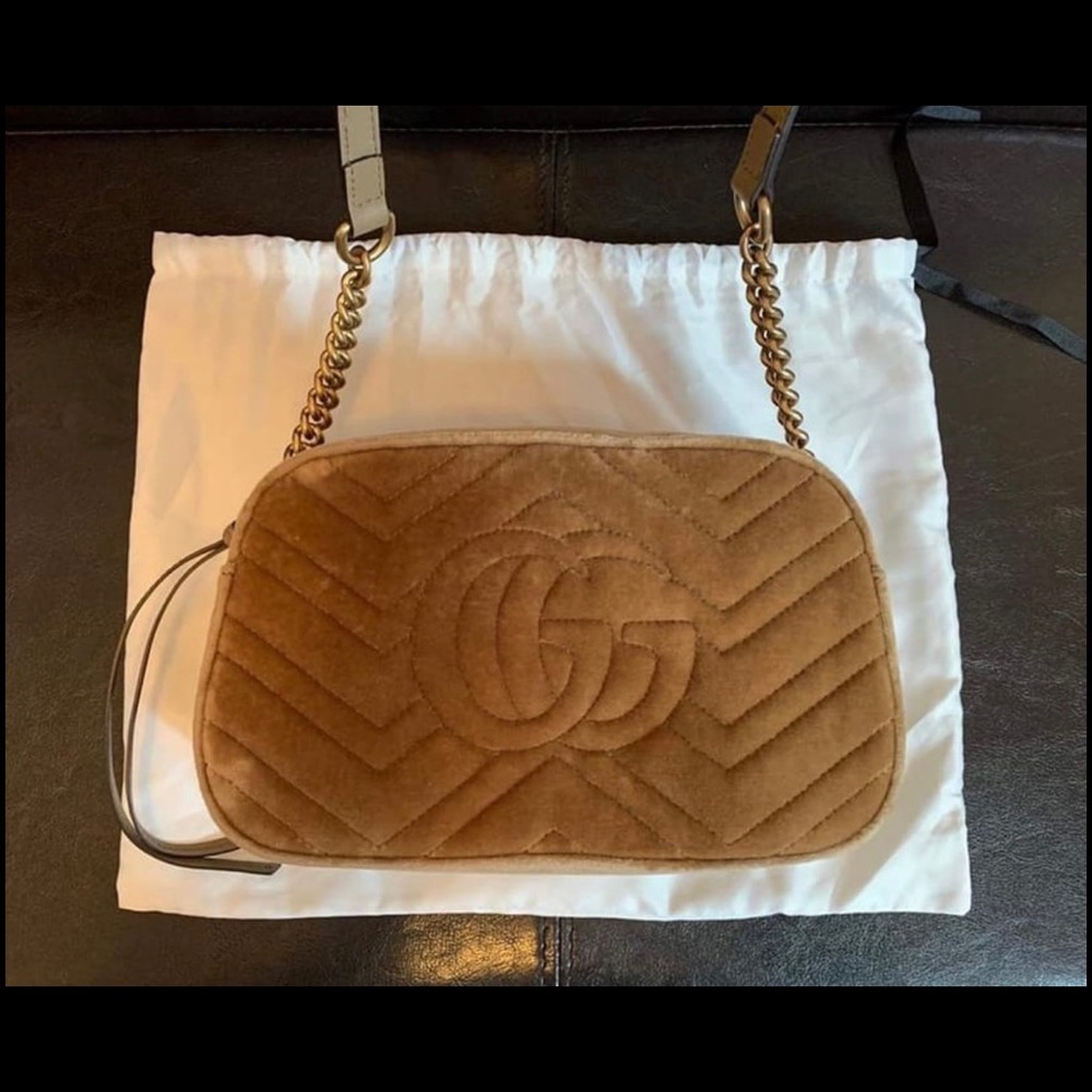 Gucci velvet marmont crossbody - Picture 3 of 13